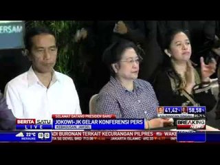 Pidato Megawati Jelang Pengumuman KPU