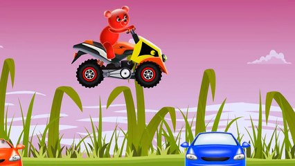 Mega Gummy Bear Ride Crashed Numbers   Learn Numbers for Kids