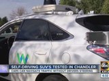 Self-driving cars being tested across the Valley