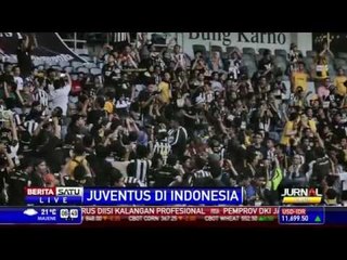 Ratusan Fans Saksikan Juventus Latihan di Senayan