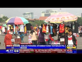 PKL di Monas Kembali Ditertibkan