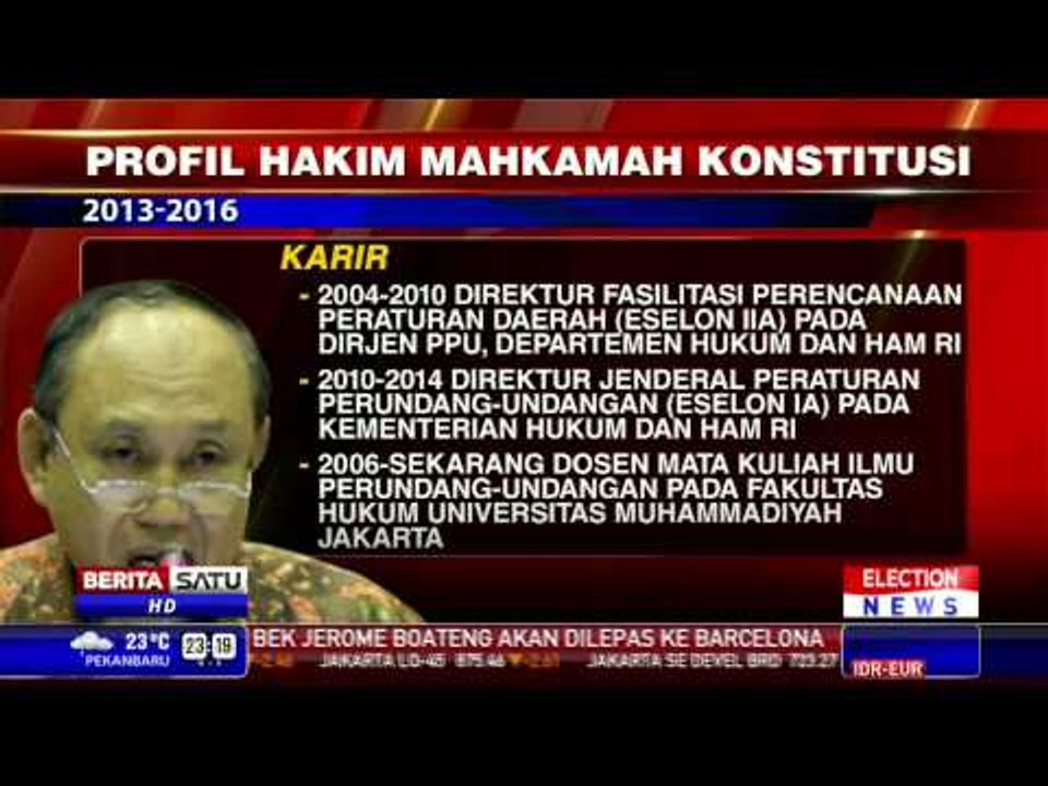 Profil 9 Hakim Mahkamah Konstitusi