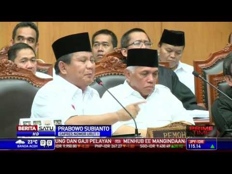 Pidato Prabowo Saat Sidang di MK