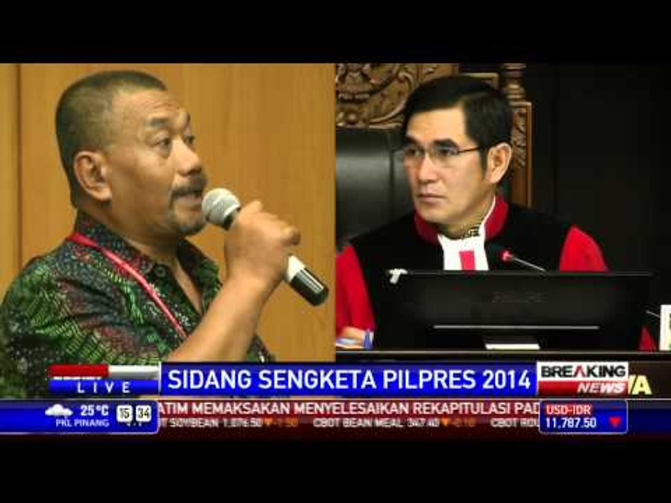 Breaking News #13: MK Periksa Saksi-Saksi Prabowo-Hatta