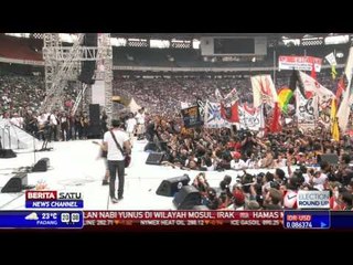 Konser 2 Jari Bikin Elektabilitas Jokowi Naik