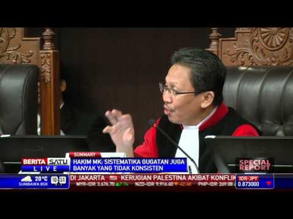 Special Report #3: MK Nilai Gugatan Prabowo-Hatta Tidak Konsisten