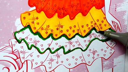 Barbie Coloring Page - How to color Barbie Educational  fun for kids