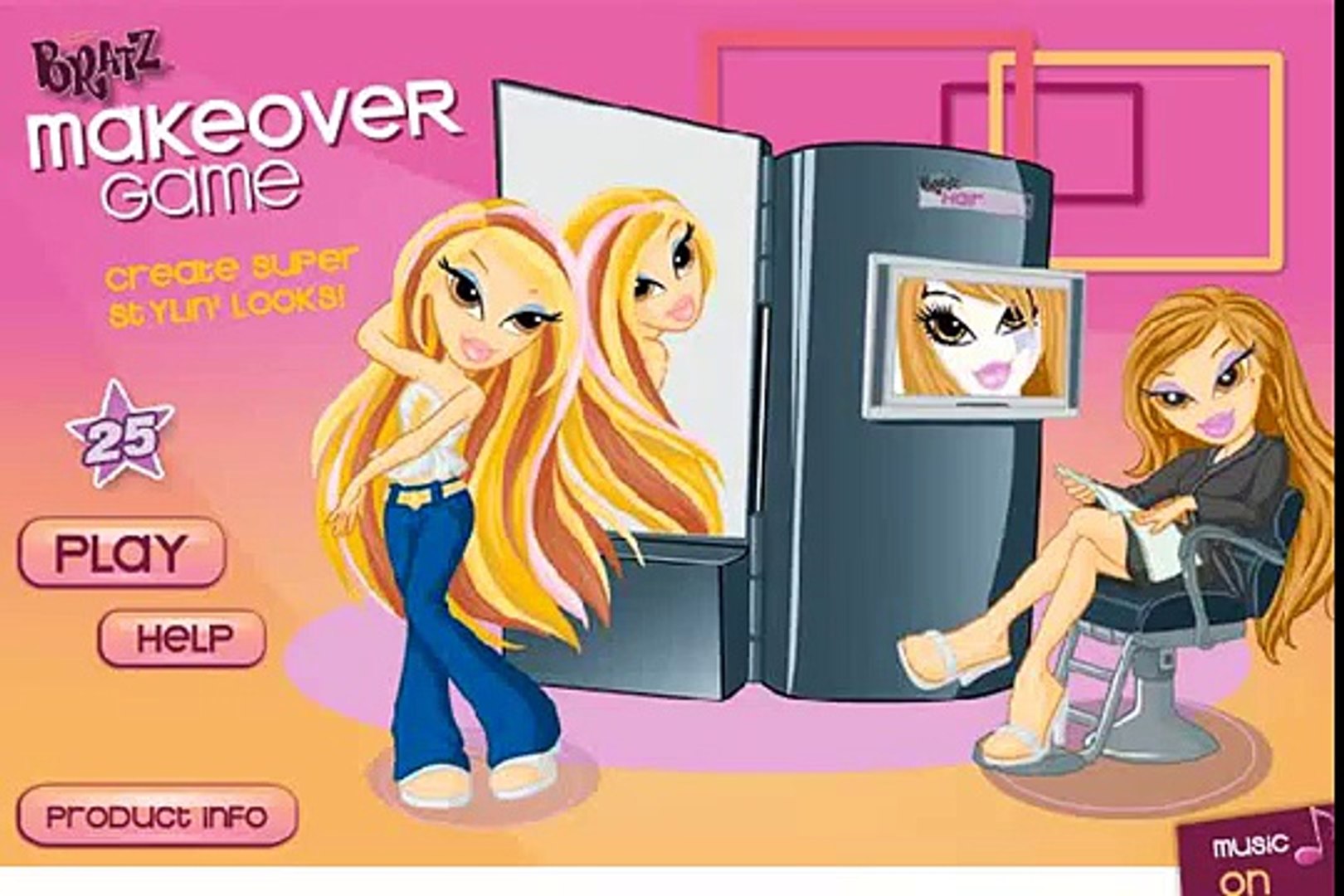 bratz makeover games and dress up