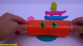 Learning colors for kids with play doh diy modelling clay art fun