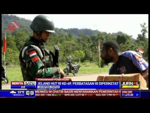 Jelang HUT RI ke-69, Perbatasan Papua Nugini Dijaga Ketat
