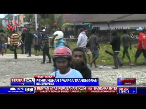 Suasana di Kota Timika Memanas