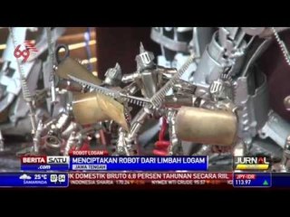 Warga Semarang Sulap Limbah Logam Jadi Robot