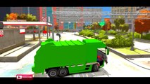 GARBAGE TRUCK COLORS & COLORS SPIDERMAN EPIC PARTY NURSERY RHYMES SONGS FOR CHILDREN