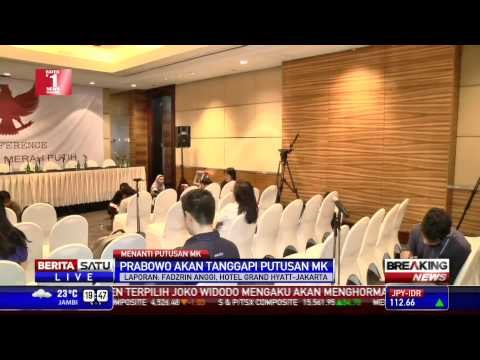Prabowo-Hatta Pantau Sidang MK dari Hotel