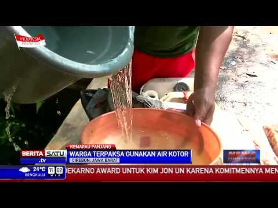 Kemarau, Warga Cirebon Menggunakan Air Kotor untuk Kebutuhan Sehari-hari
