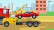 The Red Bulldozer working | Construction Vehicles + 1 Hour kids compilation | Cars & Trucks cartoons