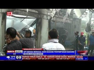 Minimarket di Medan Terbakar Hangus Tak Bersisa