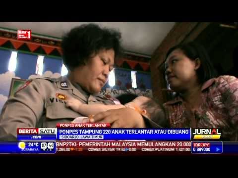 Polwan Polres Sidoarjo Kunjungi Ponpes Anak Terlantar