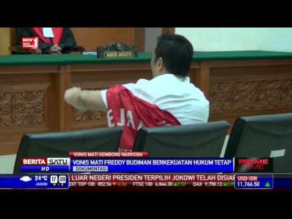 MA Tolak Kasasi Gembong Narkoba Freddy Budiman