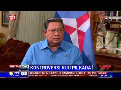 Pernyataan SBY Terkait Polemik RUU Pilkada