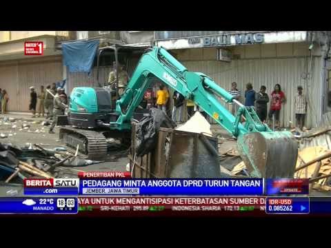 Pemkab Jember Tertibkan PKL di Pasar Tanjung