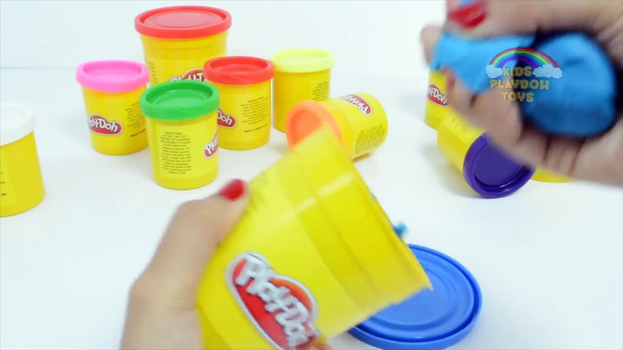 Play Doh SHAPE-A-BRACHIOSAURUS Toy Video | SURPRISE Color Dinosaur Play-Doh Toys for kids