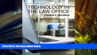PDF [DOWNLOAD] Technology in the Law Office with NEW MyLegalStudiesLab and Virtual Law Office