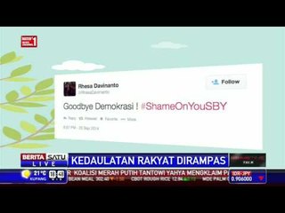 Shame On You SBY Ramai di Twitter