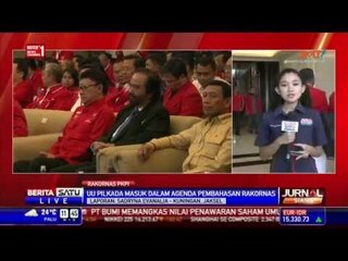 Petinggi Parpol Koalisi Jokowi-JK Hadiri Rakornas PKPI