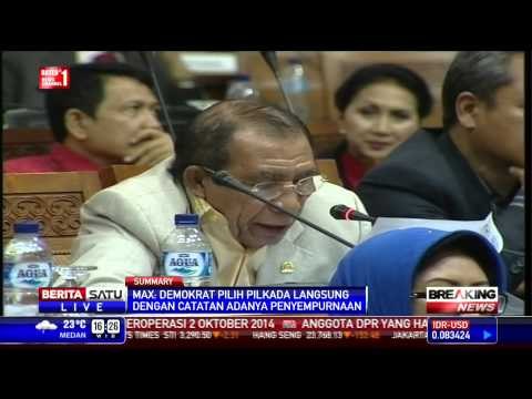 Paripurna RUU Pilkada: Pandangan Fraksi Demokrat