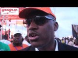 Campagne électorale / Touré Mamadou, Porte-parole jeune (RHDP), lors du concert de la jeunesse