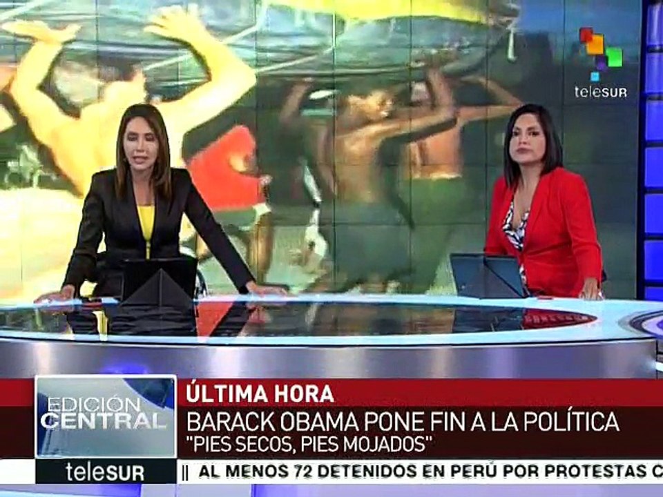 Guerra: Fin de política "pies secos, pies mojados", un paso positivo