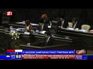 Special Report: PPP dan Nasdem Bacakan Paket Pimpinan MPR