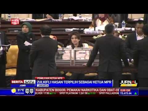 Zulkifli Hasan Resmi Terpilih sebagai Ketua MPR