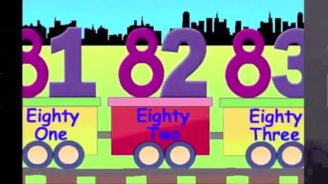 Learn Number Train learning Numbers for kids Numbers Counting 1 To 100