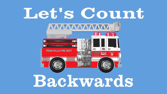 Learn Numbers Fire Truck #3 - Number Counting Firetruck for Kids (HD)