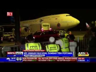 451 Jamaah Haji Sumatera Barat Tiba di Tanah Air