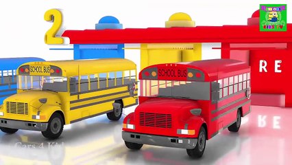 Colors for Children to Learn with Cars Vehicles 3D - Colours for Kids 3D - Learning Videos 2017