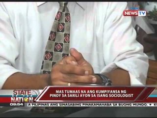 SONA - Mga Pinoy, optimistic daw ayon sa survey