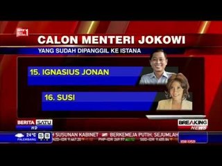 Descargar video: Calon Menteri Jokowi-JK