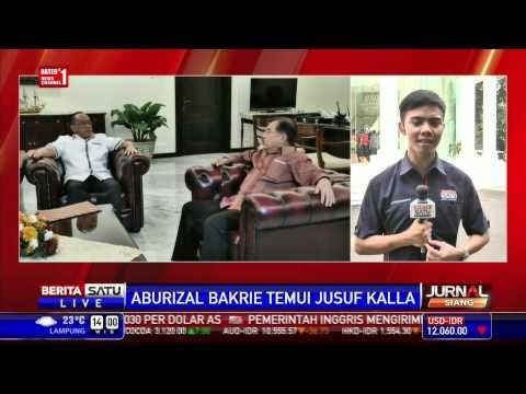 Aburizal Bakrie Temui Jusuf Kalla di Kantor Wapres