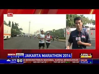 Belasan Ribu Peserta Ramaikan Jakarta Marathon 2014