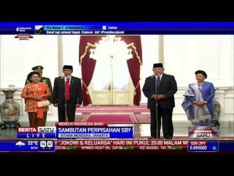 SBY Sampaikan Pidato Perpisahan di Istana Negara