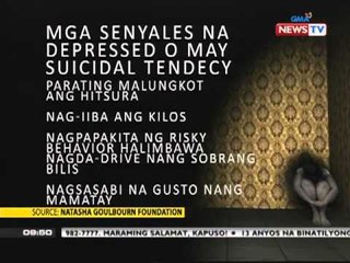 SONA: Depression, pangunahing sanhi ng suicide