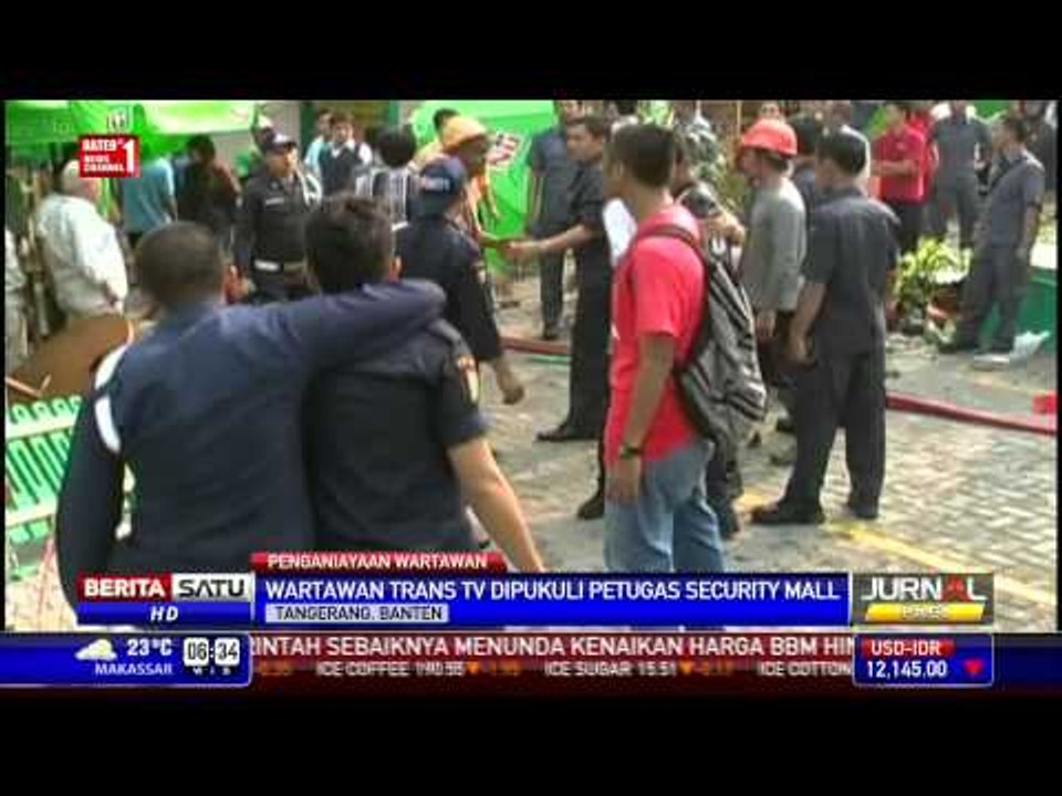 Wartawan Dipukuli Satpam Mall Saat Meliput Kebakaran