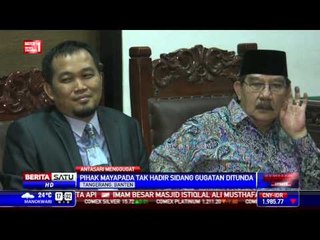 RS Mayapada Tak Hadir di Sidang Gugatan Antasari