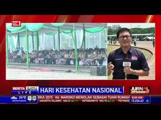 Menkes Hadiri Peringatan Hari Kesehatan Nasional di Monas