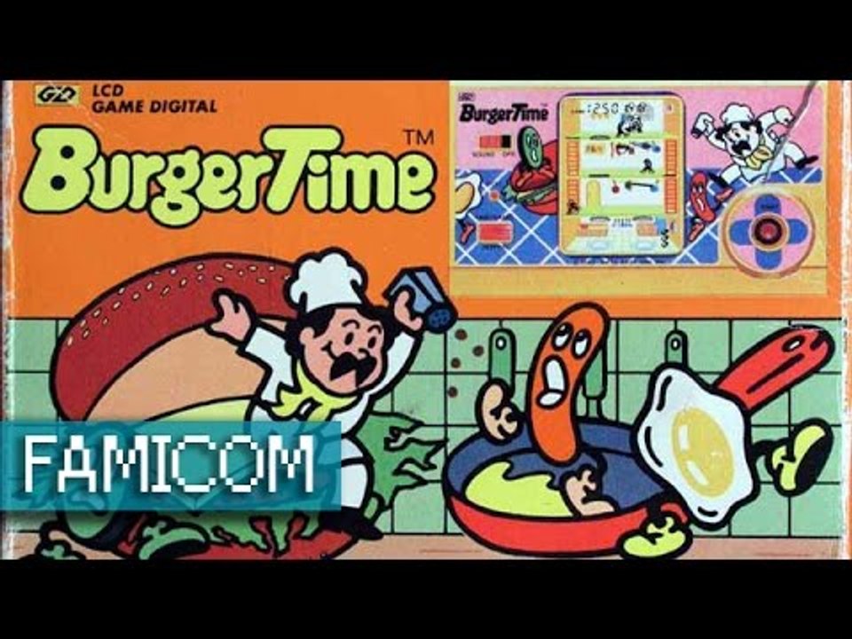 Burger Time - Famicom Disk System (1080p 60fps)