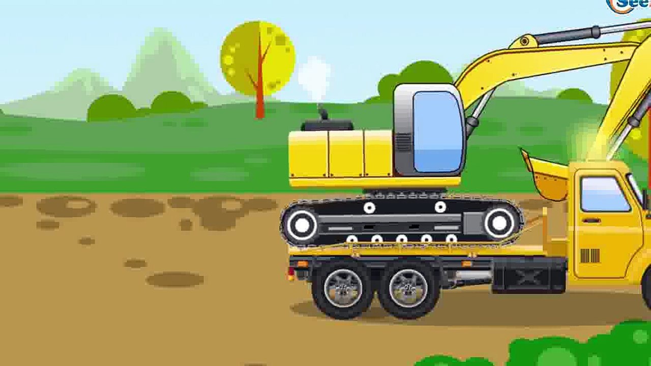 Bagger Kinderfilm deutsch | Der Bagger für Kinder | Lehrreicher ...