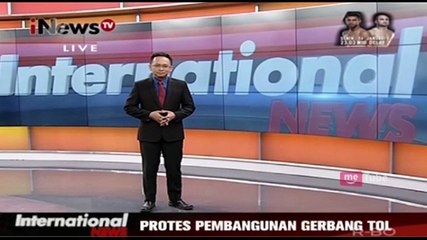 Ratusan Massa Unjuk Rasa Bentrok dengan Polisi